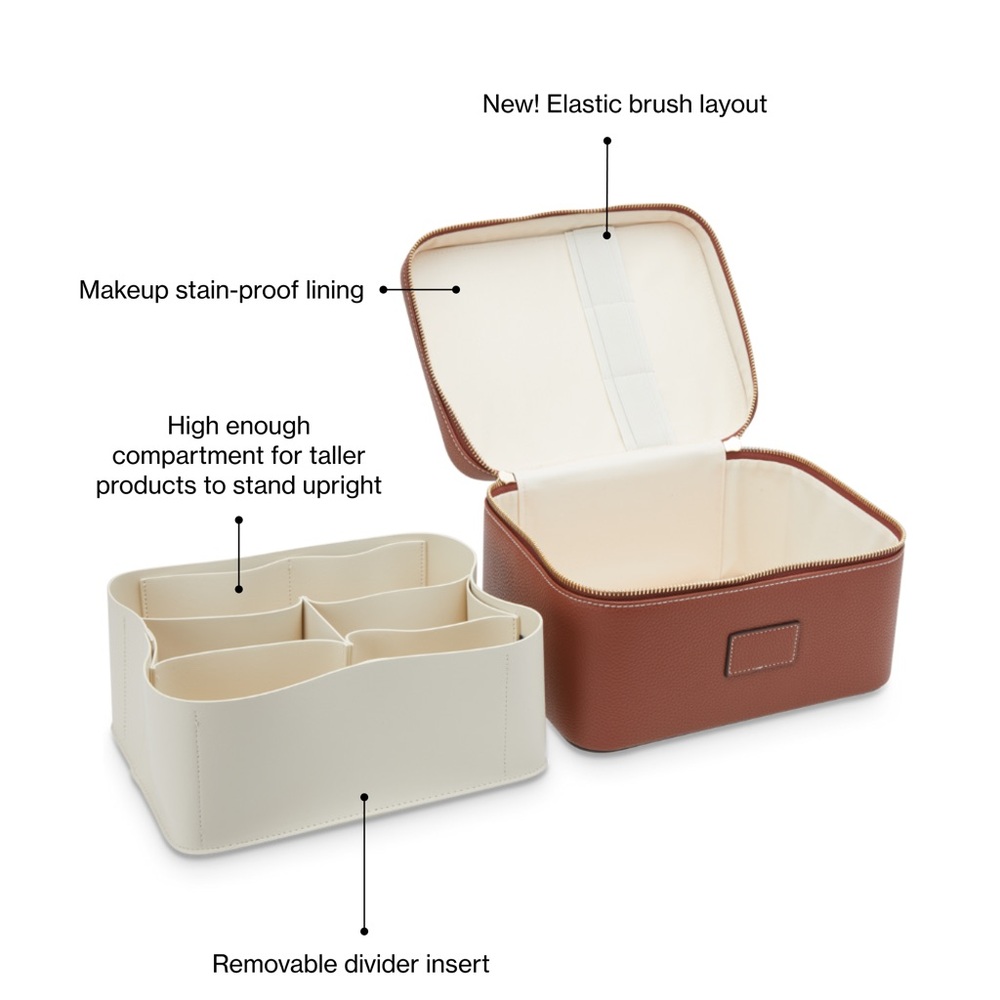 Etoile Vanity Case In Ginger Brown Limited Edition NWT - Picture 2 of 5